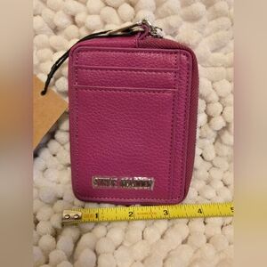 STEVE MADDEN BPIPPER SMALL ZIP  WALLET CARD CASE